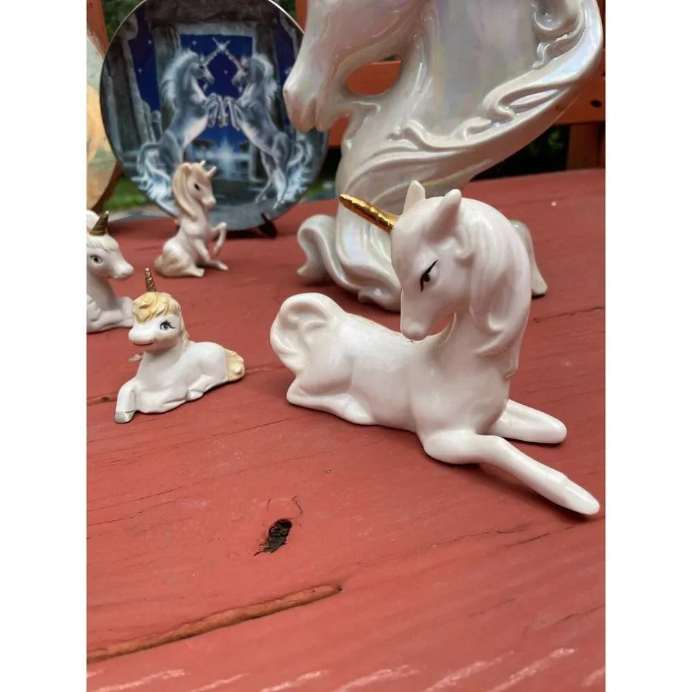 Vintage Unicorn Collection 14 | Fantasy Decor Figurines Clock Art Japan